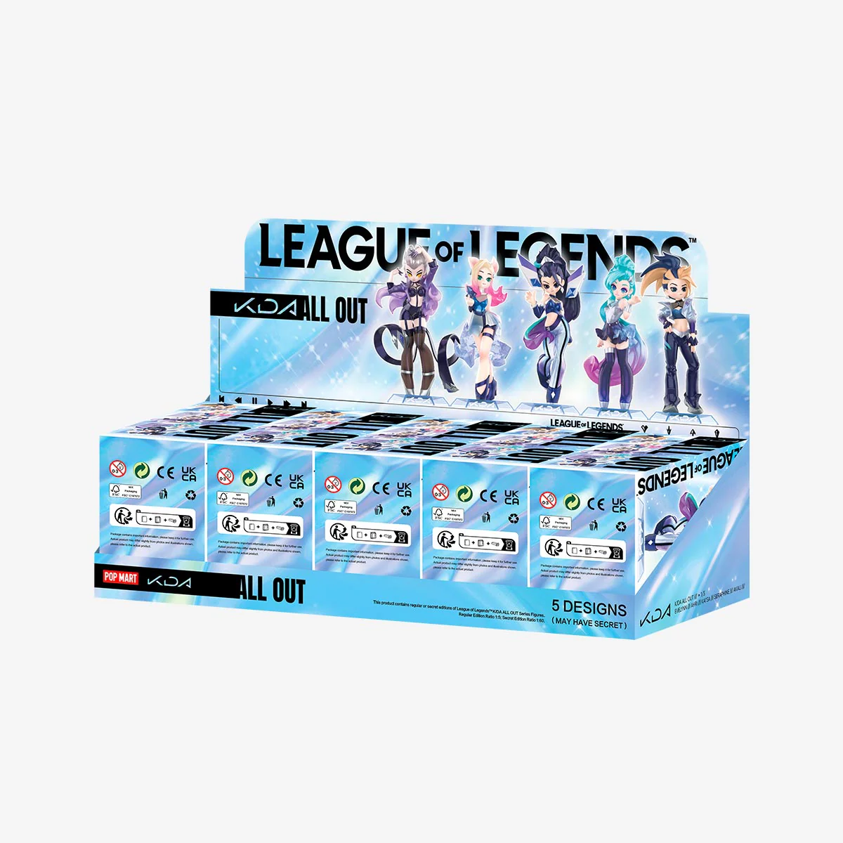 POP MART League of Legends K/DA ALL OUT Series Figures 1 Blind Box