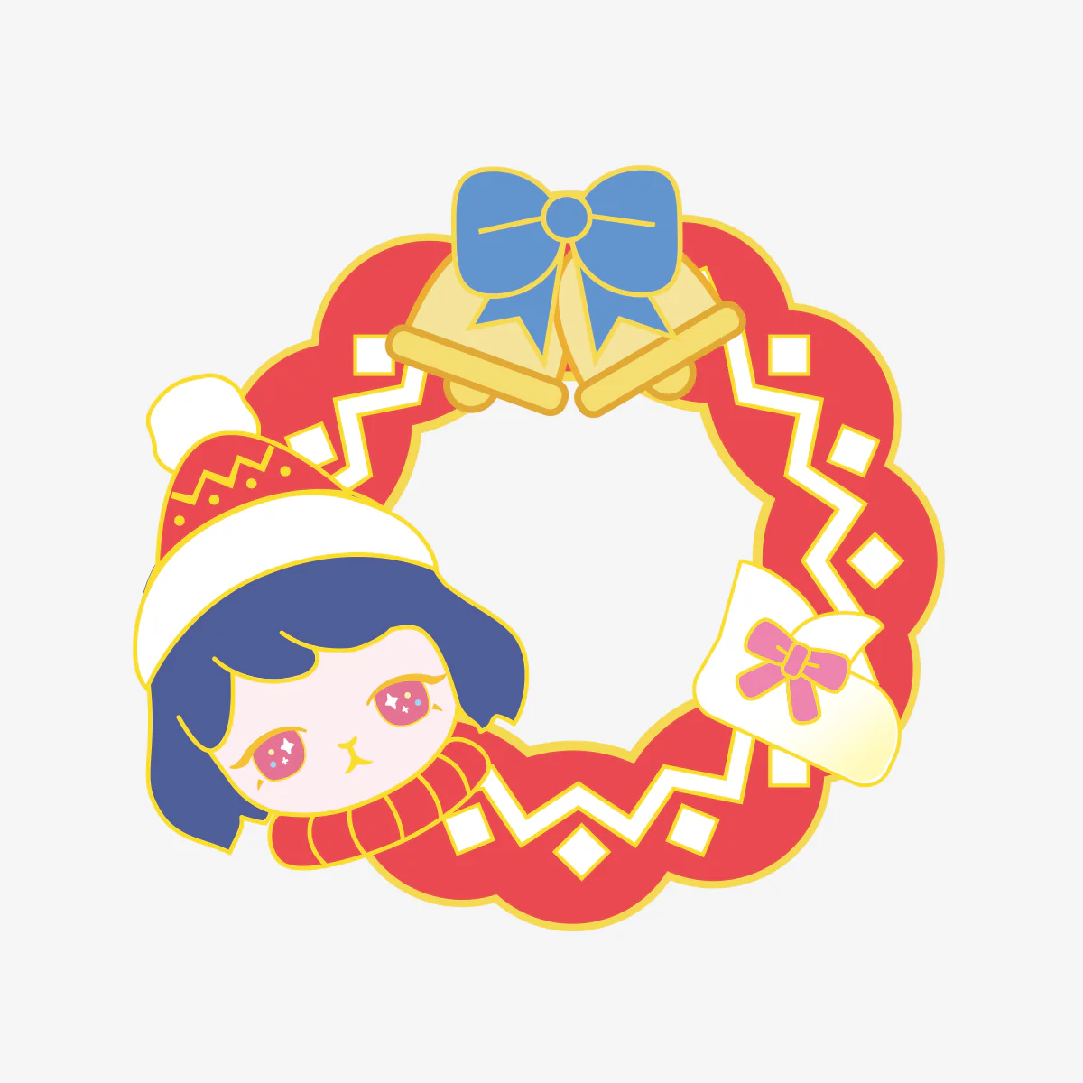 POP MART Bunny Christmas Series-Badge 1 Blind Box