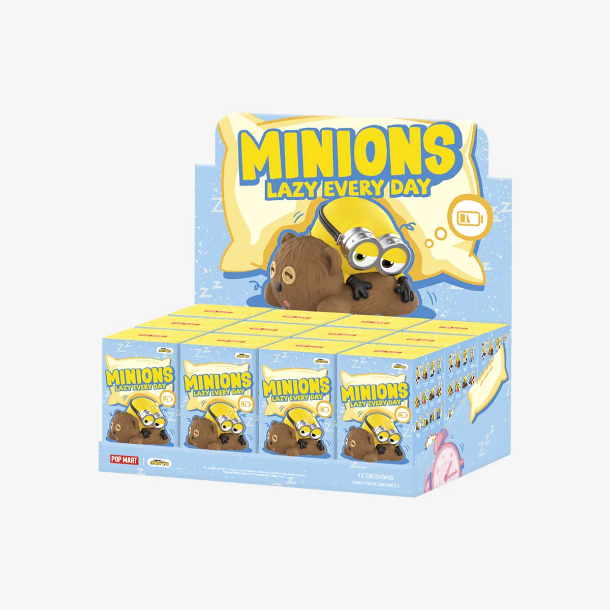 POP MART Minions Lazy Every Day Series Figures 1 Blind Box