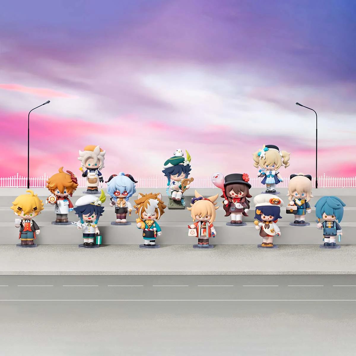 POP MART Genshin Impact Dress-Up Dreams Themed Chibi Series Figures 1 Blind Box
