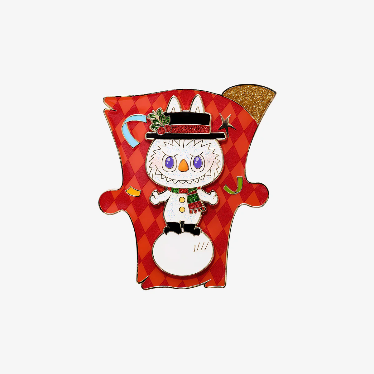 POP MART THE MONSTERS Let's Christmas Series-Fridge Magnet  1 Blind Box