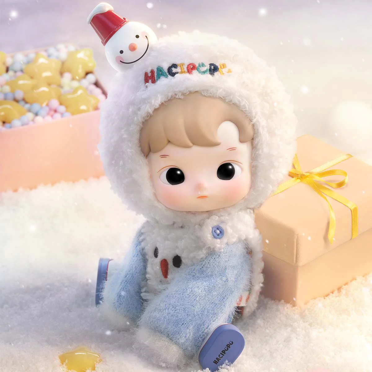 POP MART HACIPUPU Snowman is Coming Action Figure