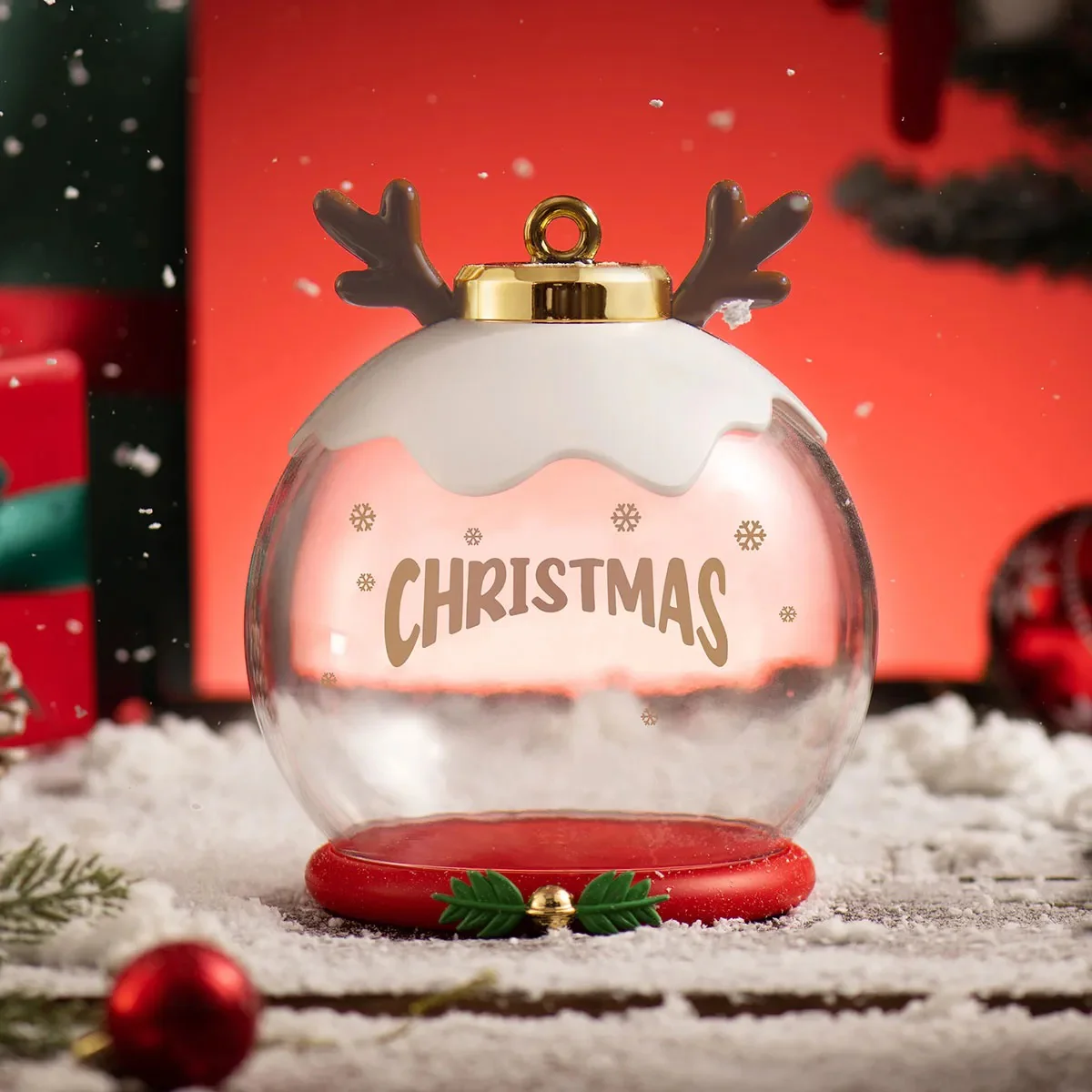 POP MART Christmas Elk Luminous Display Jar