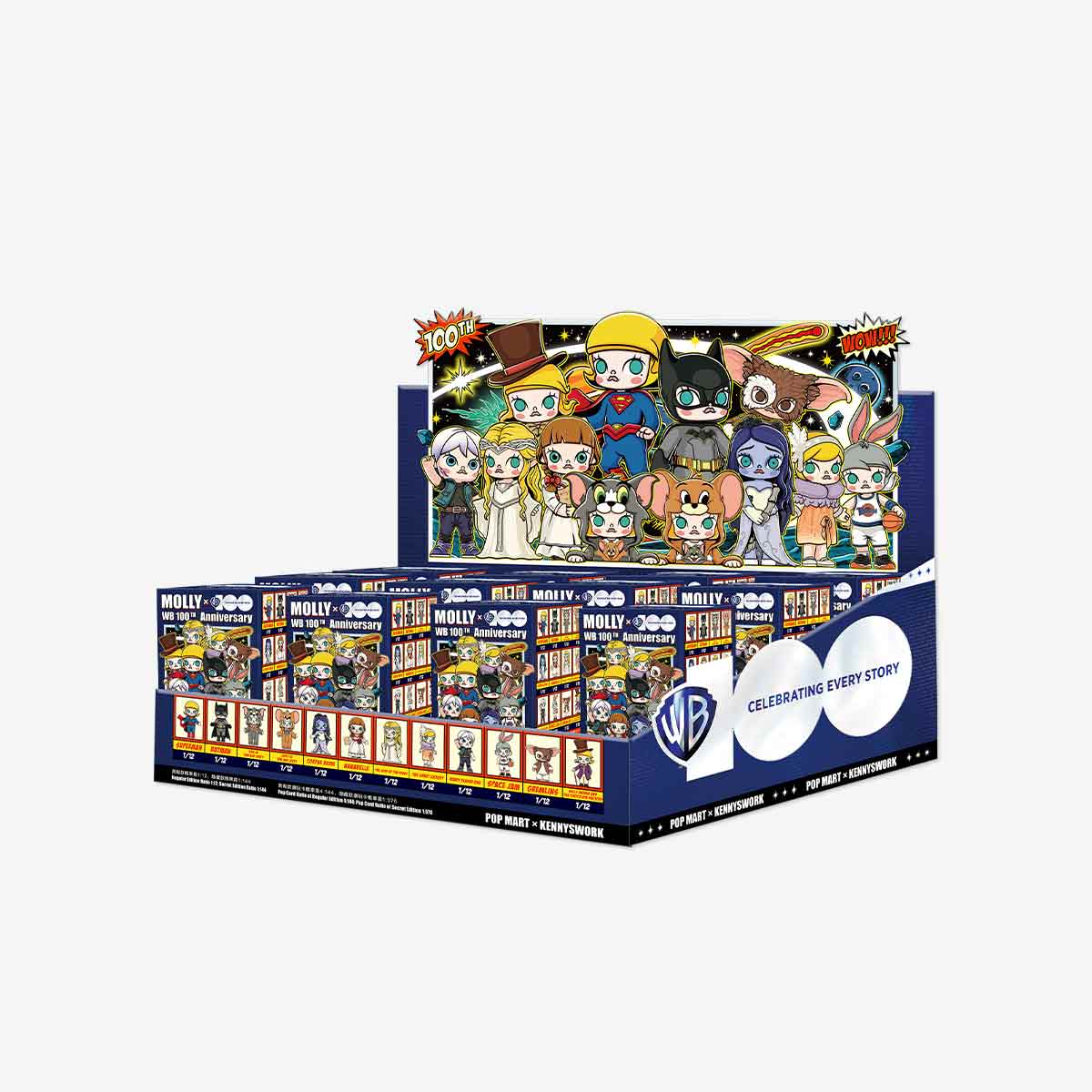 POP MART MOLLY × Warner Bros 100th Anniversary Series Figures 1 Blind Box