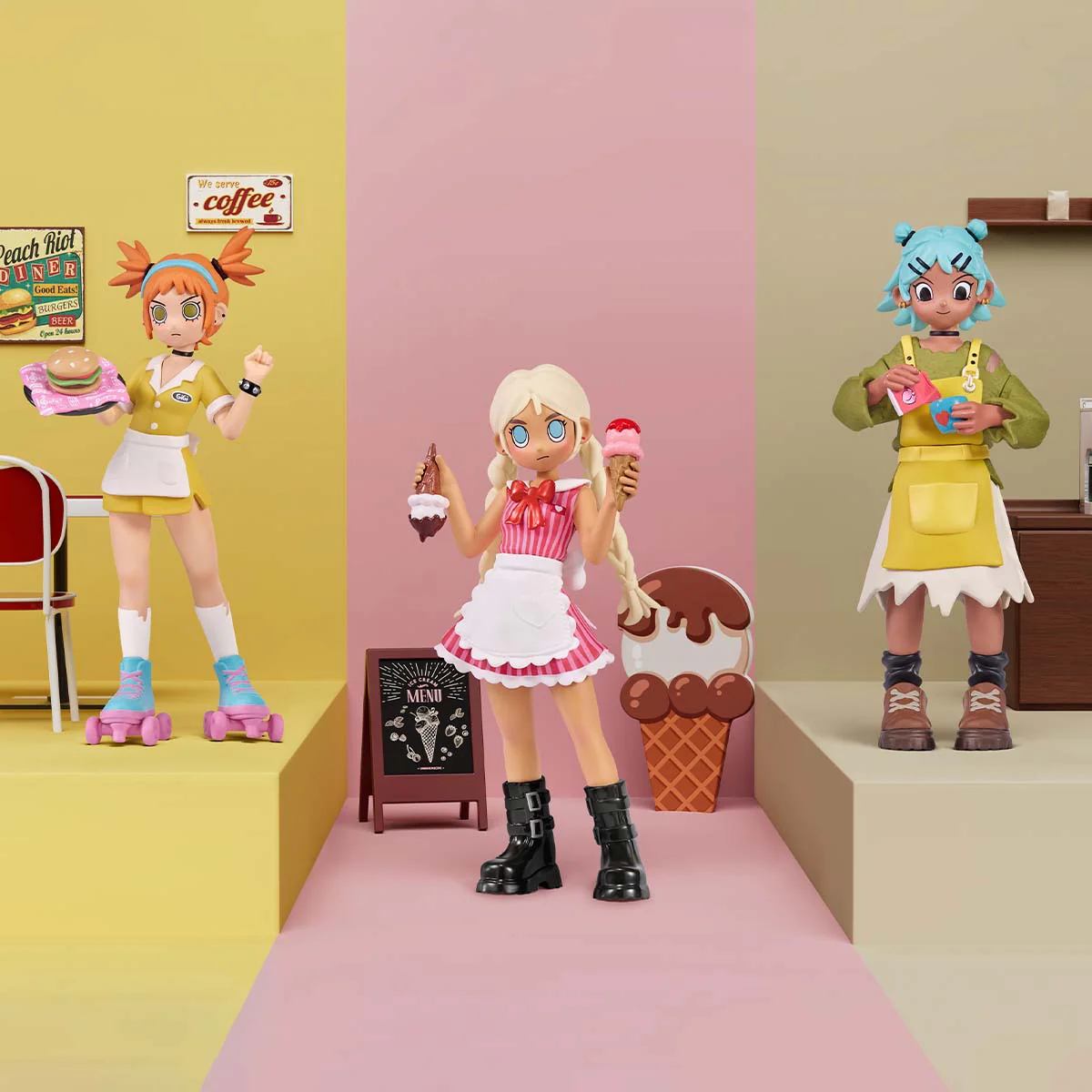 POP MART Peach Riot Rush Hour Series Figures 1 Blind Box