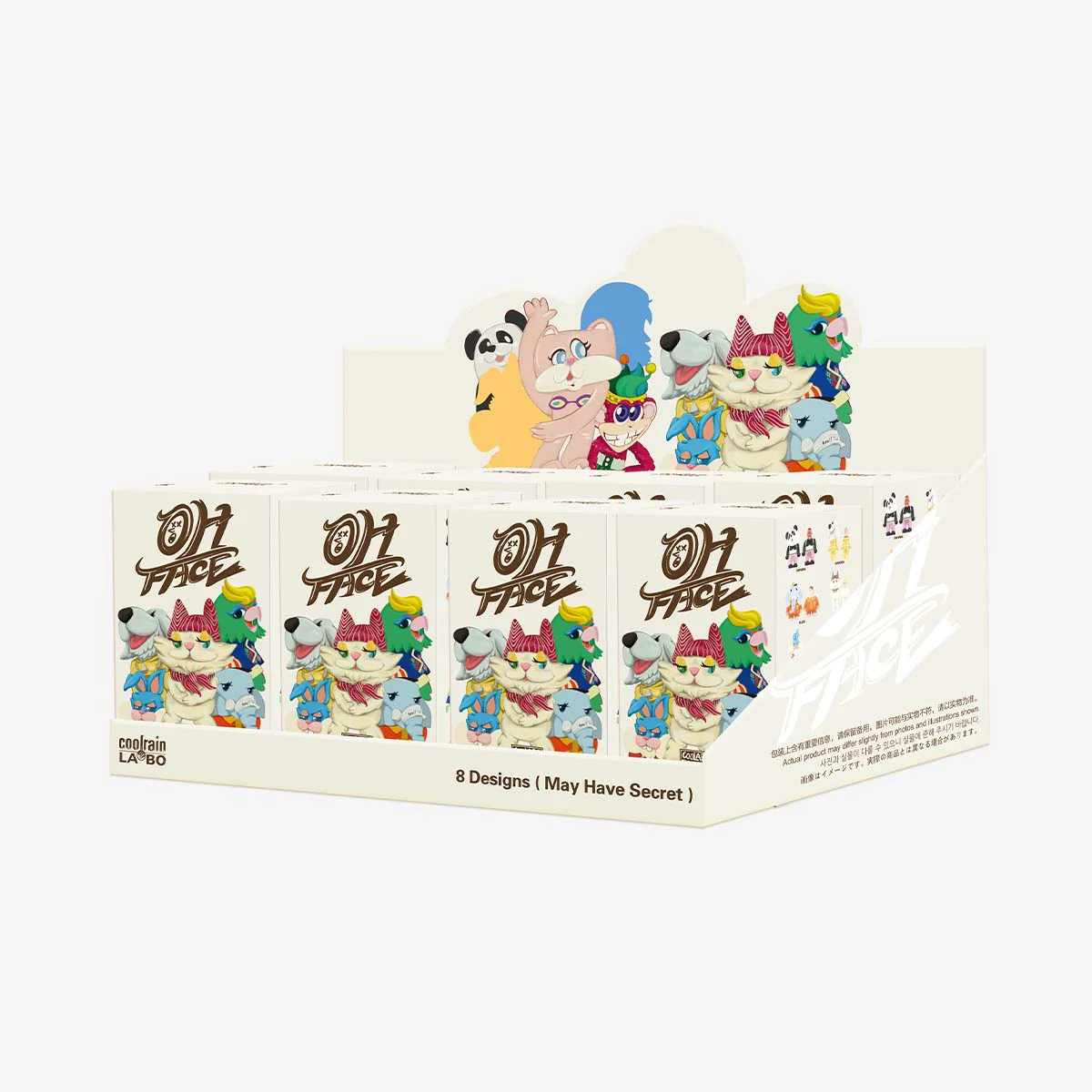 POP MART COOLRAINLABO Oh Face Series 1 Blind Box