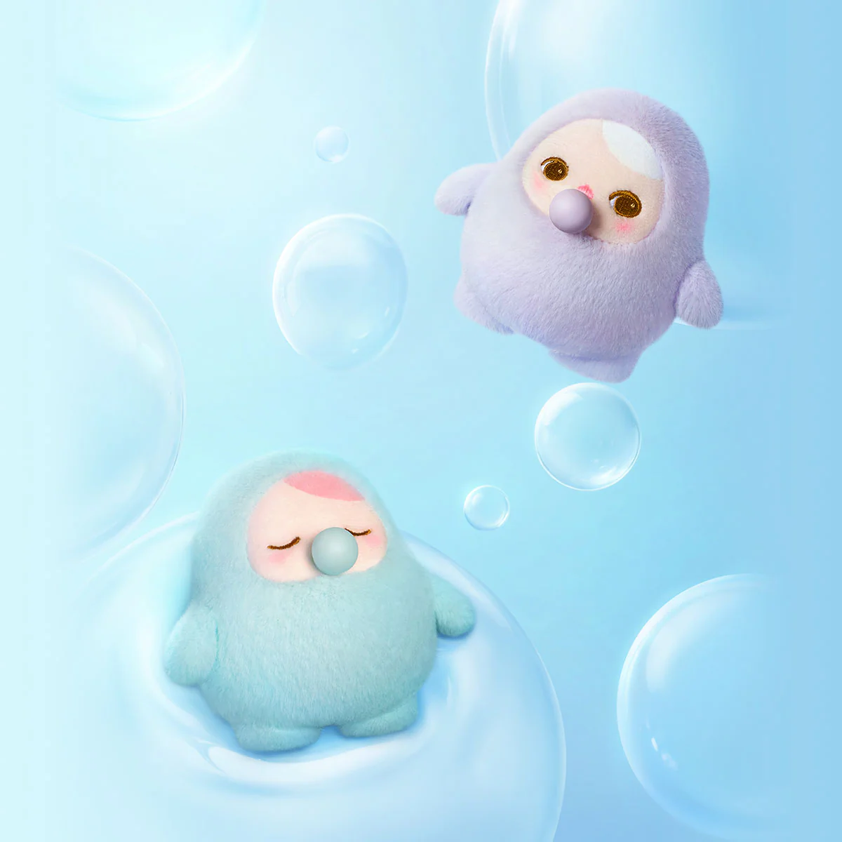 POP MART PUCKY BEANIE BUBBLE UP SERIES-Plush Pendant 1 Blind Box