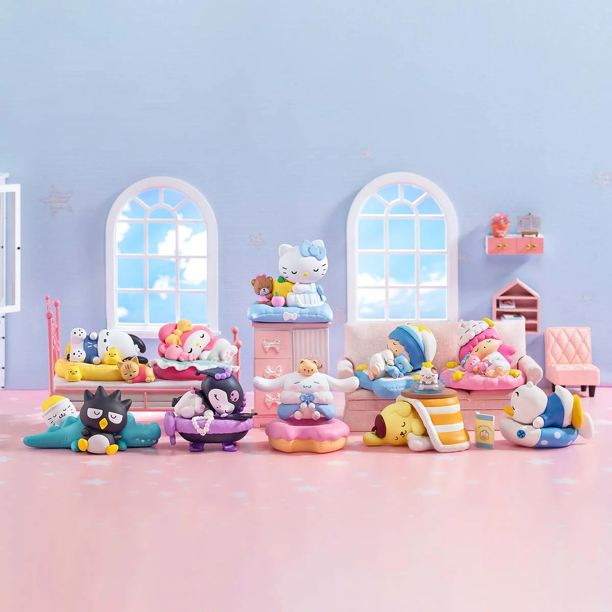 POP MART Hello Kitty and Friends Fall Asleep Series Figures 1 Blind Box