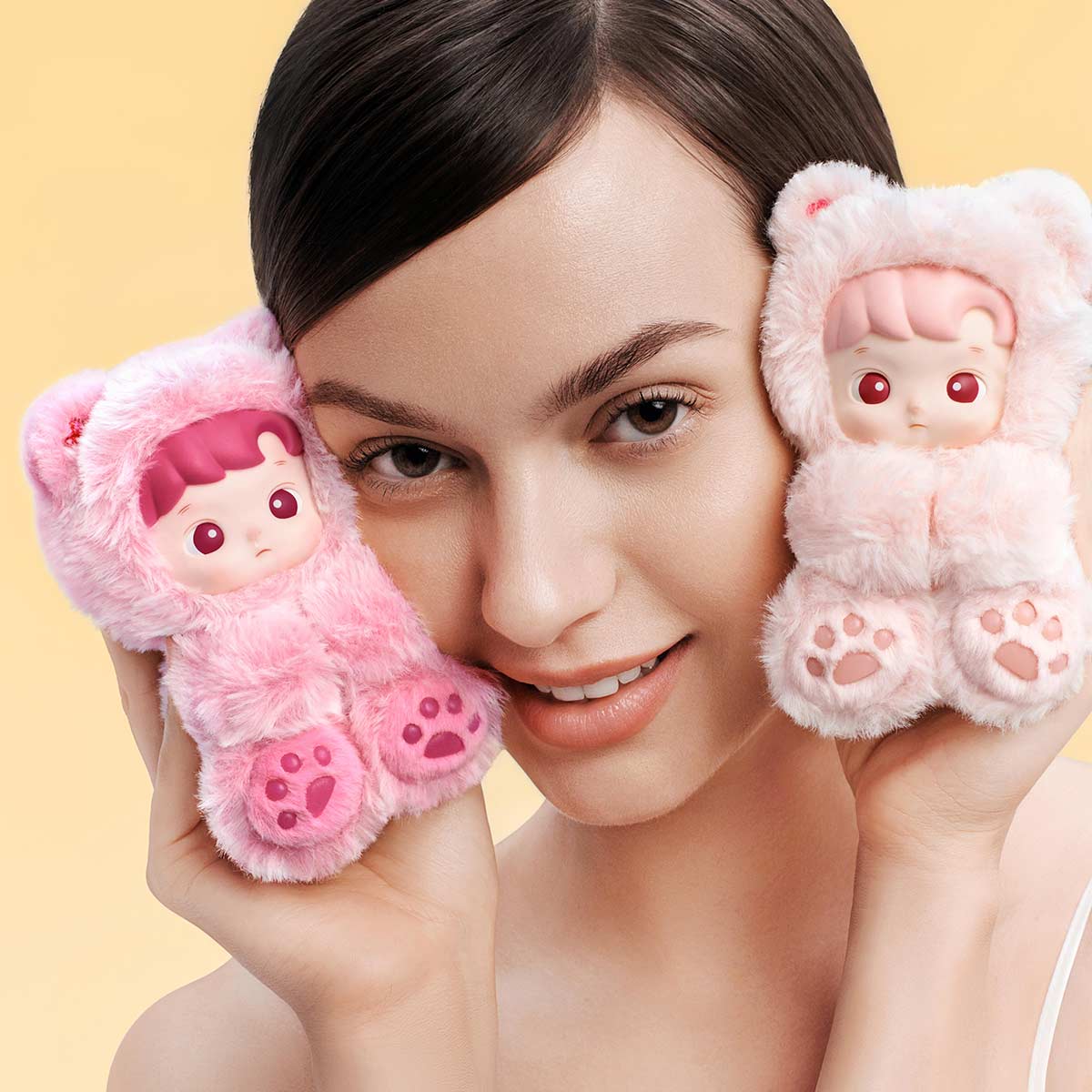 POP MART HACIPUPU Gummy Bear Series-Vinyl Plush Pendant 1 Blind Box