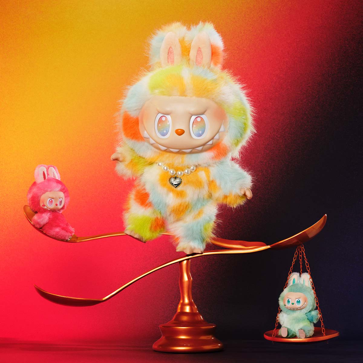 POP MART THE MONSTERS Labubu Big into Energy Series-ROCK THE UNIVERSE Vinyl Plush Doll