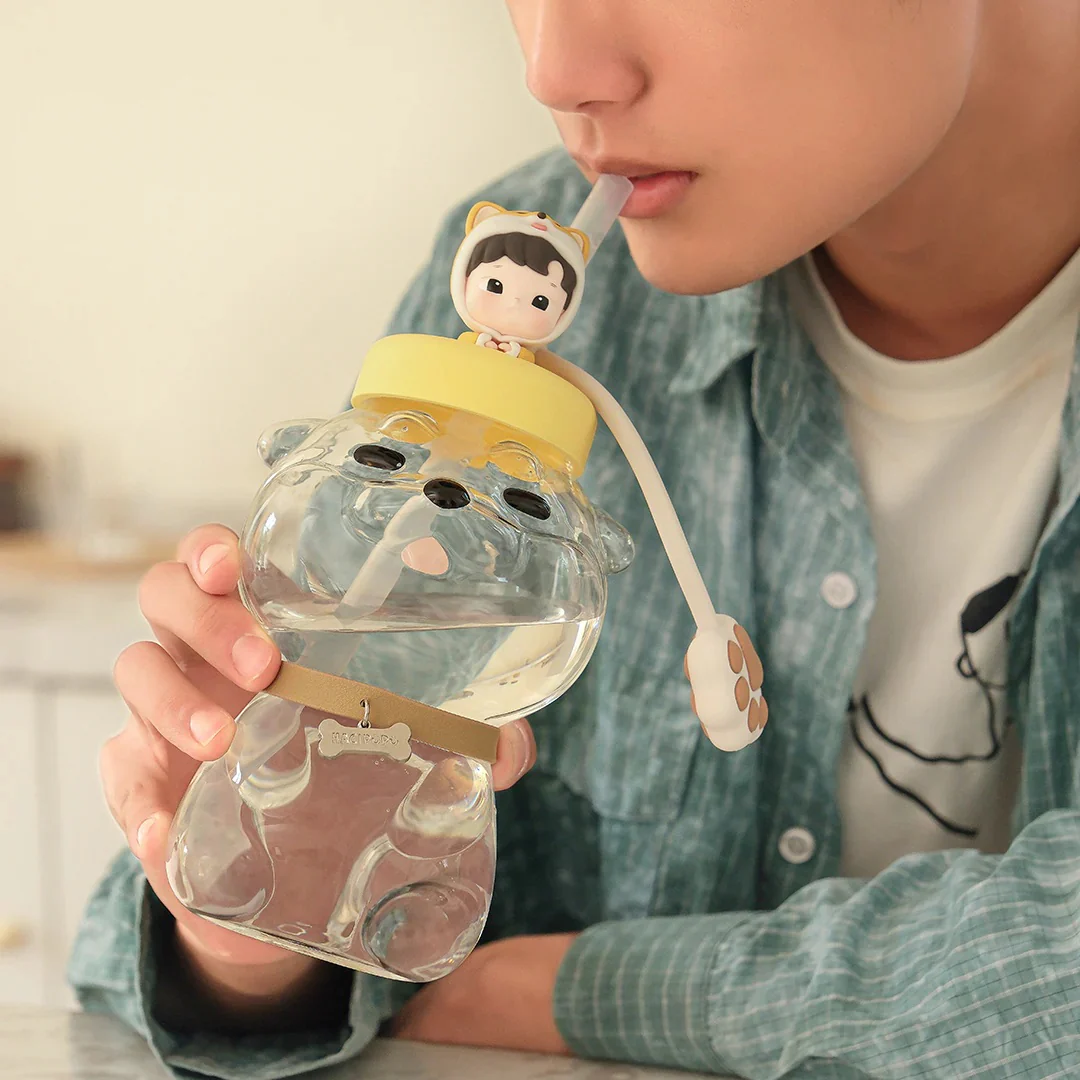 POP MART Hacipupu The Growth Diary Series Straw Cup