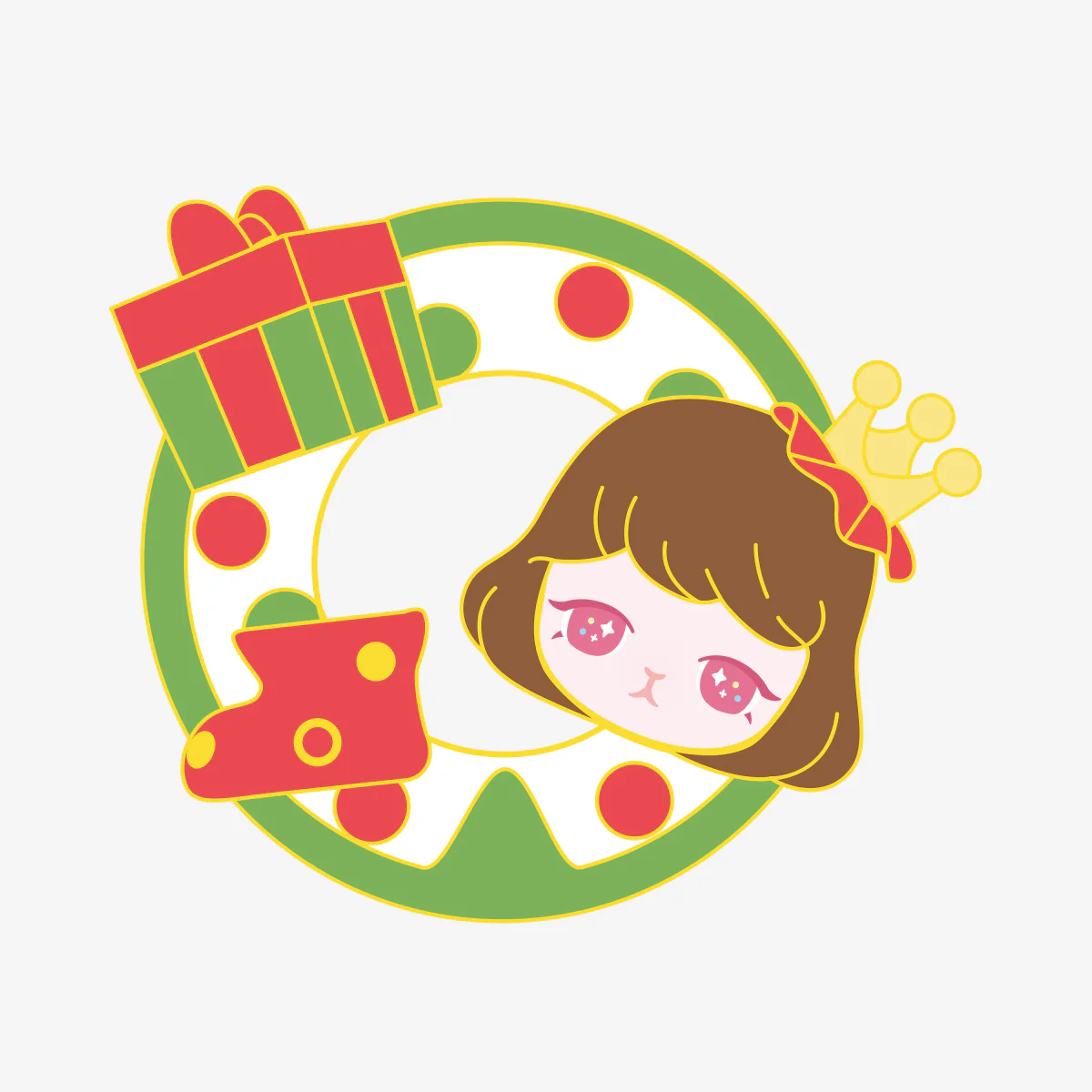 POP MART Bunny Christmas Series-Badge 1 Blind Box