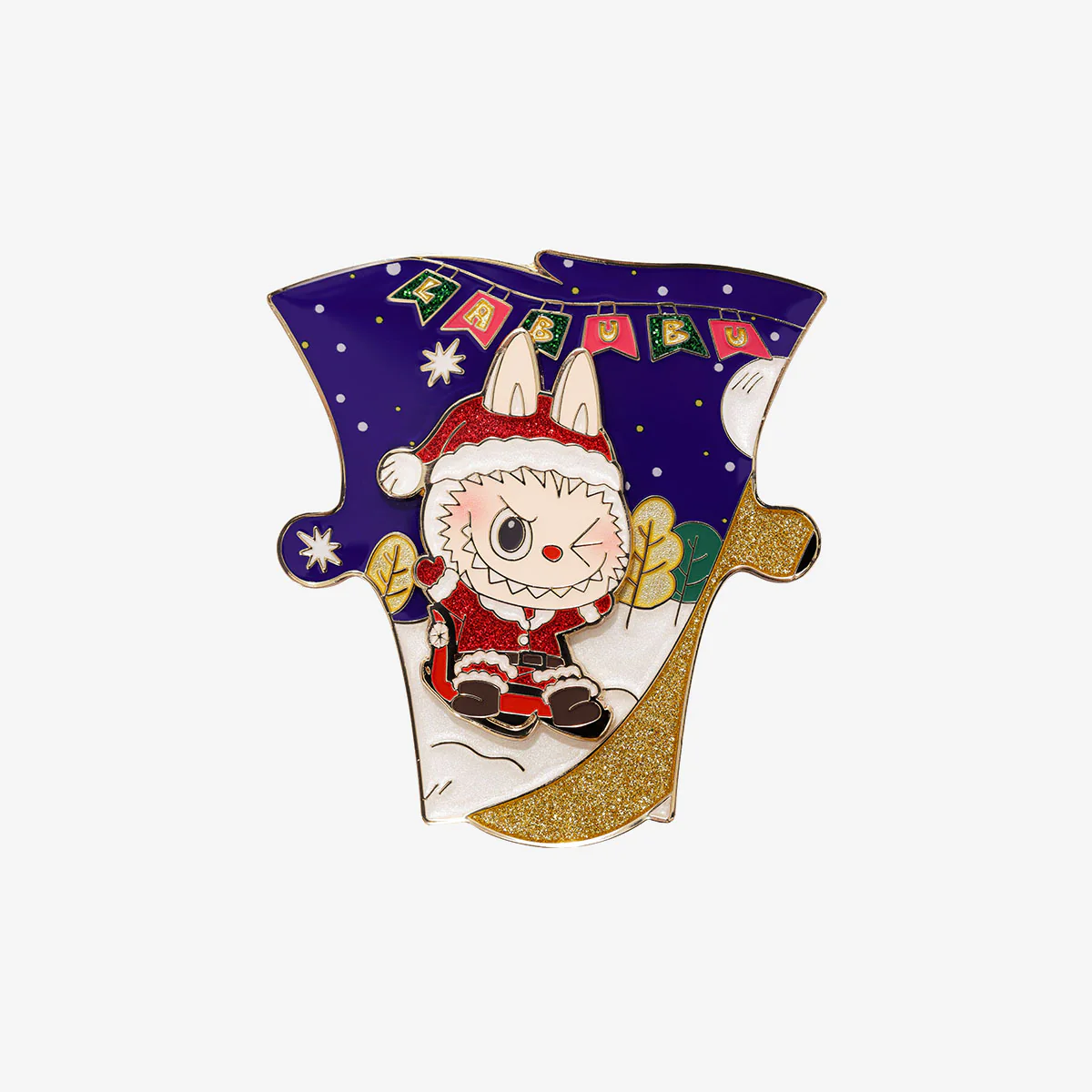 POP MART THE MONSTERS Let's Christmas Series-Fridge Magnet  1 Blind Box