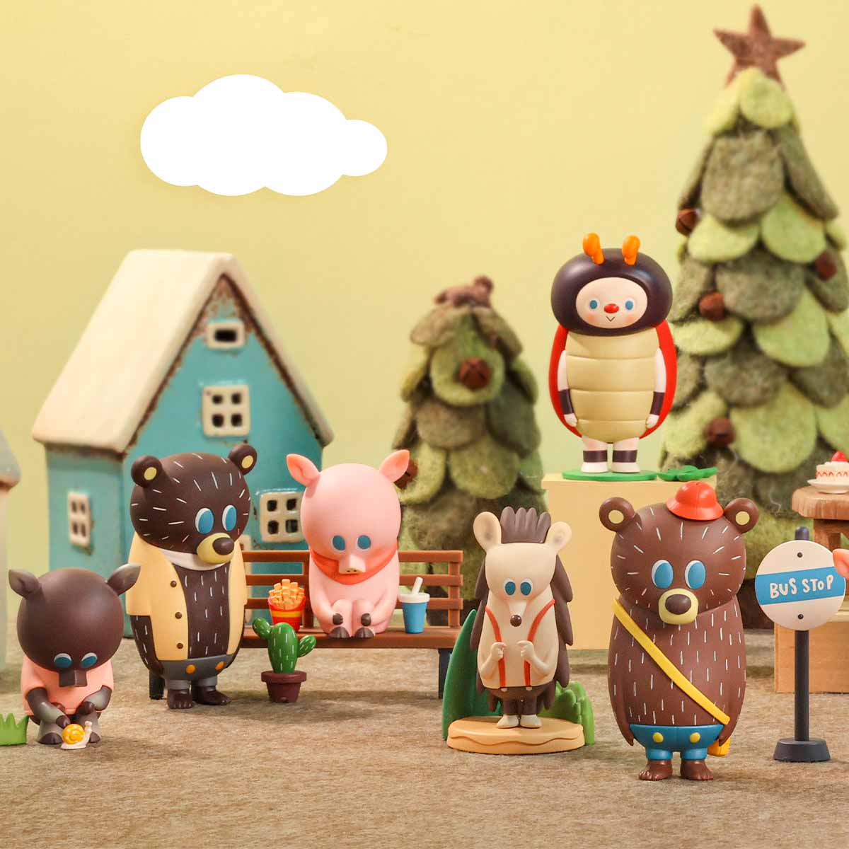 POP MART Green Cow Garden When One Was Little Series 1 Blind Box