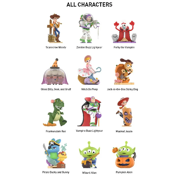 POP MART Disney/Pixar Spooky Night Series Figures 1 Blind Box