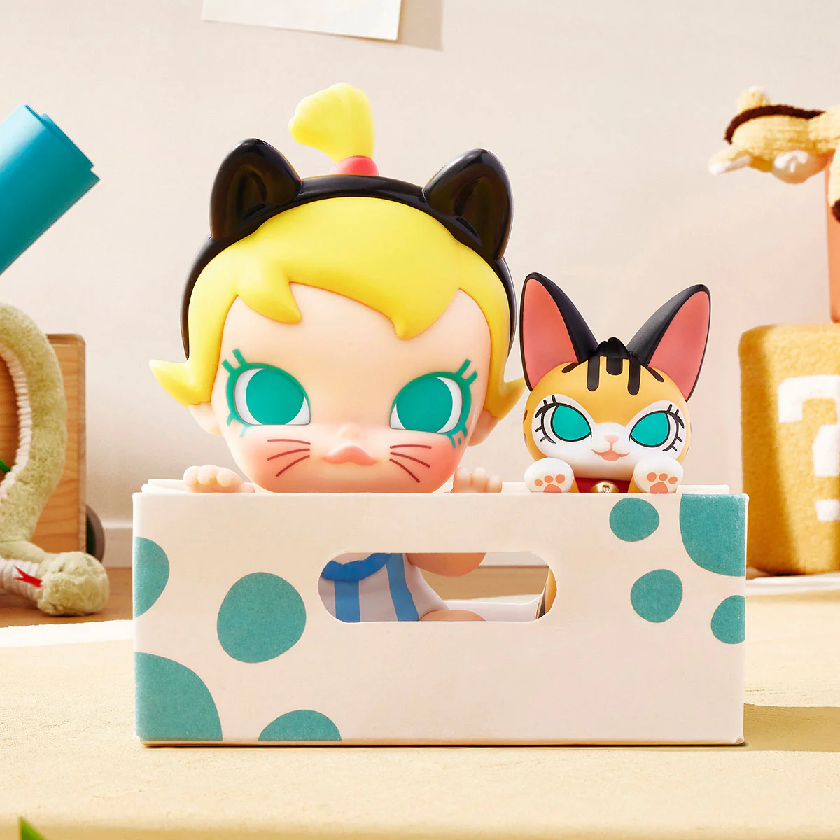 POP MART Baby Molly & Baby Tabby Series Figures 1 Blind Box