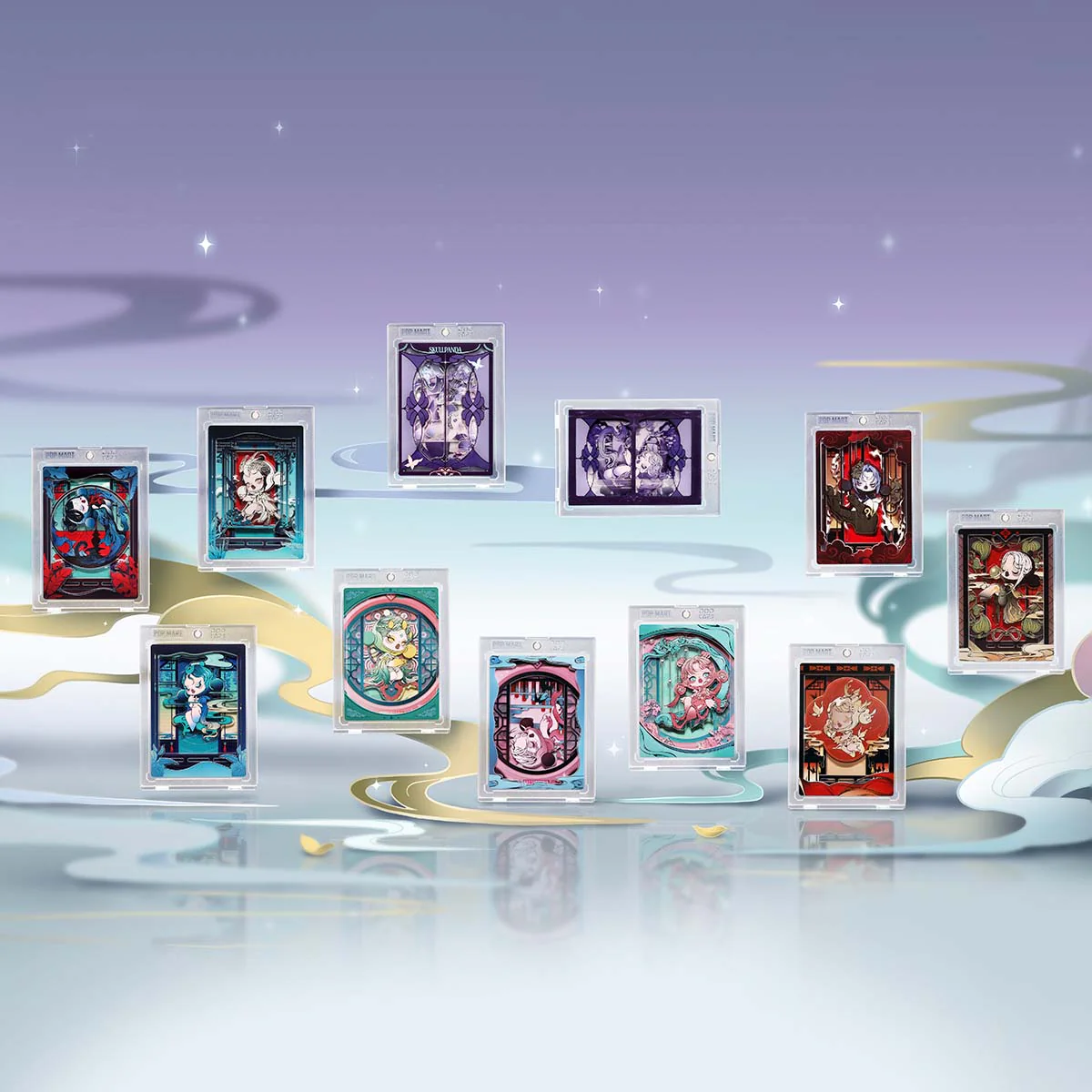POP MART SKULLPANDA The Mirage Series Figures Art Collection Cards 1 Blind Box