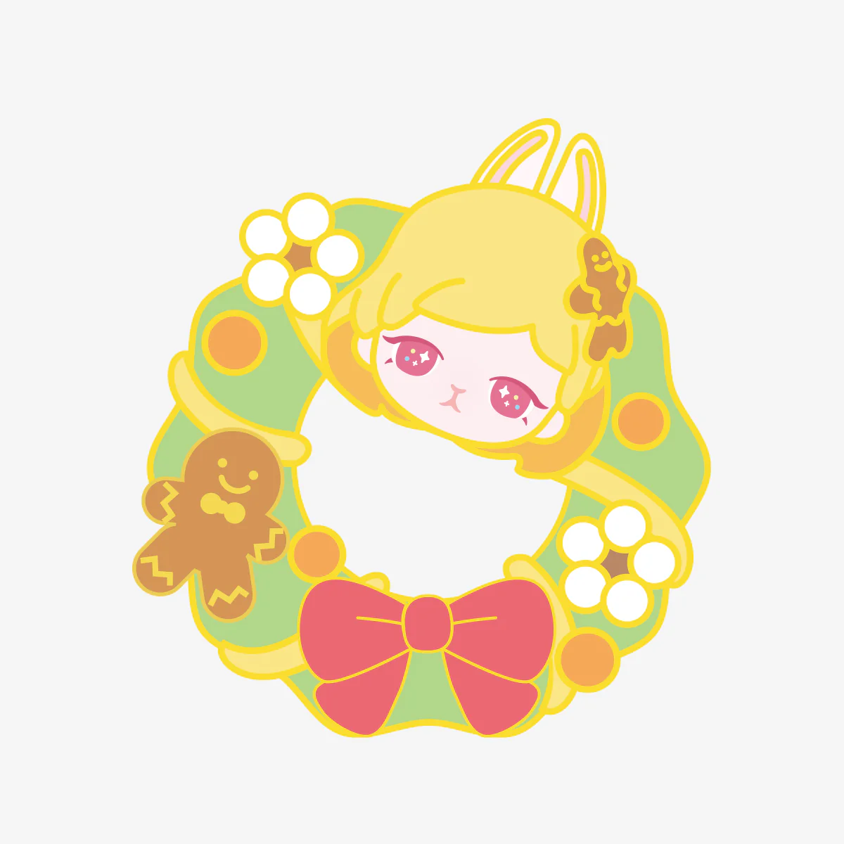 POP MART Bunny Christmas Series-Badge 1 Blind Box