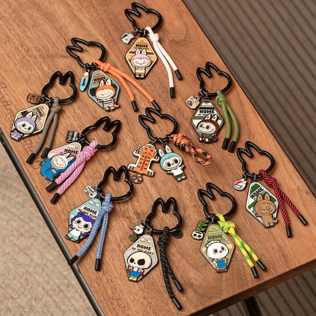 POP MART The Monsters Home of the Elves Series Pendant Keychain 1 Blind Box