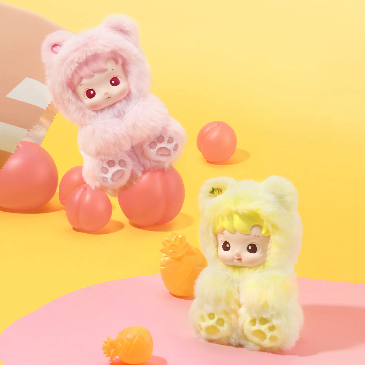 POP MART HACIPUPU Gummy Bear Series-Vinyl Plush Pendant 1 Blind Box