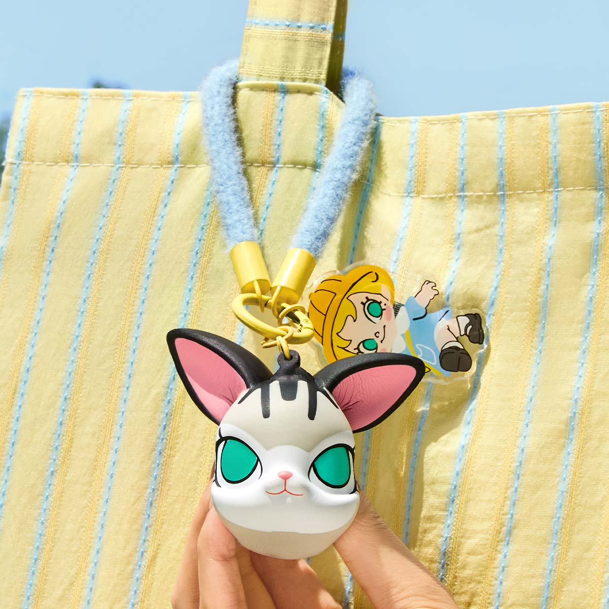 POP MART Baby Molly & Baby Tabby Series-Pinch Pendant 1 Blind Box
