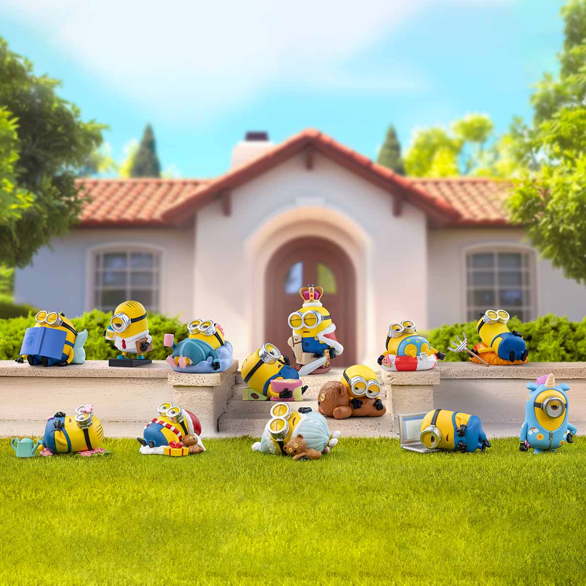 POP MART Minions Lazy Every Day Series Figures 1 Blind Box