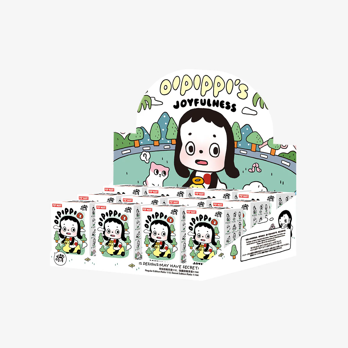 POP MART OIPIPPI's Joyfulness Series Figures 1 Blind Box