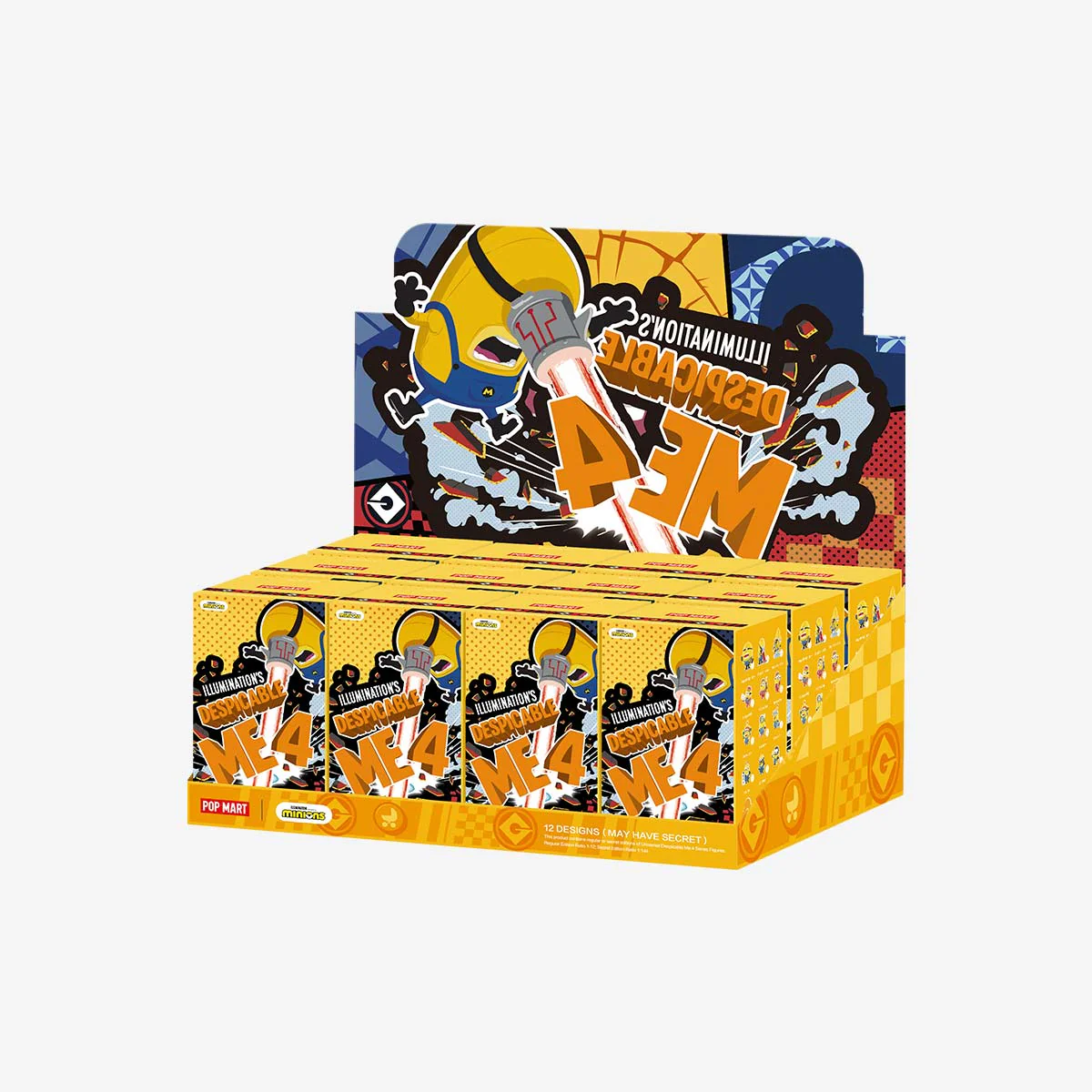 POP MART Universal Despicable Me 4 Series Figures 1 Blind Box