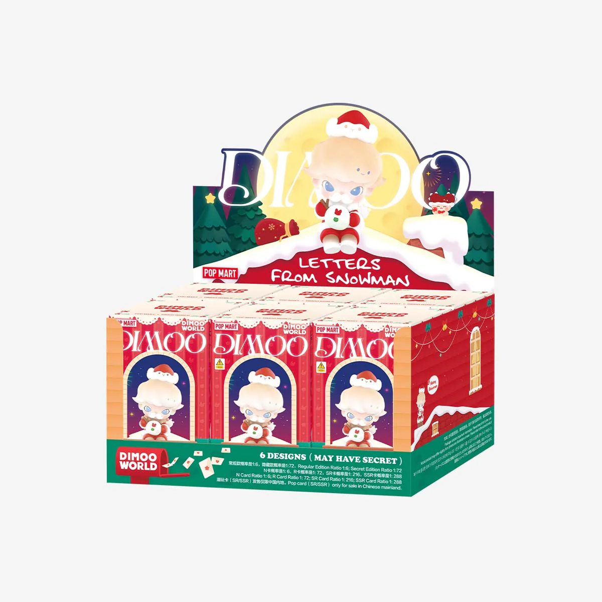 POP MART DIMOO Letters from Snowman Series Figures 1 Blind Box