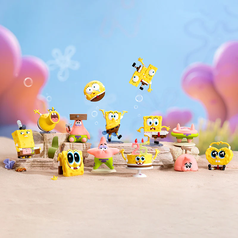 POP MART SpongeBob SquarePants Daily Quirks Series Figures 1 Blind Box