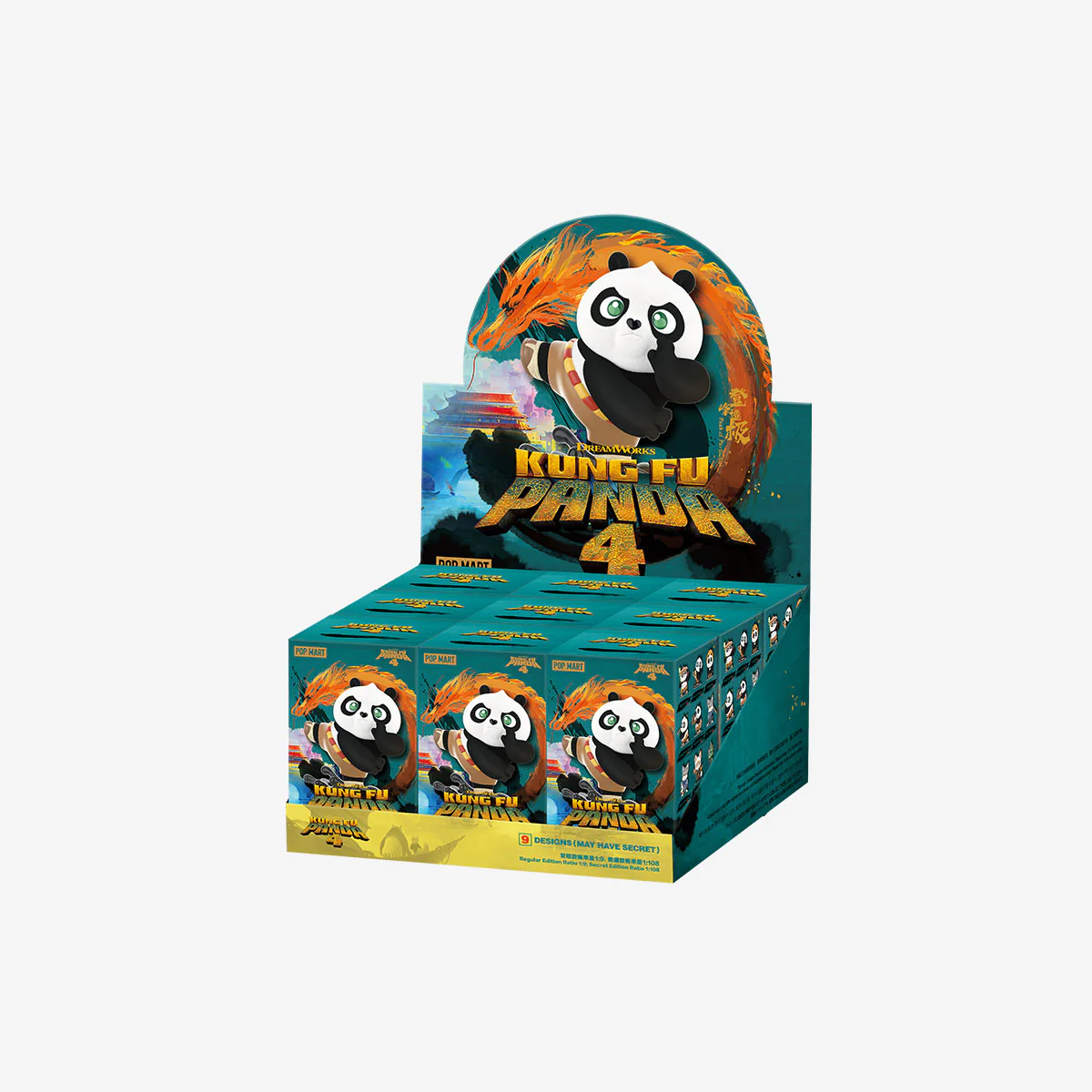 POP MART Universal Kung Fu Panda Series Figures 1 Blind Box