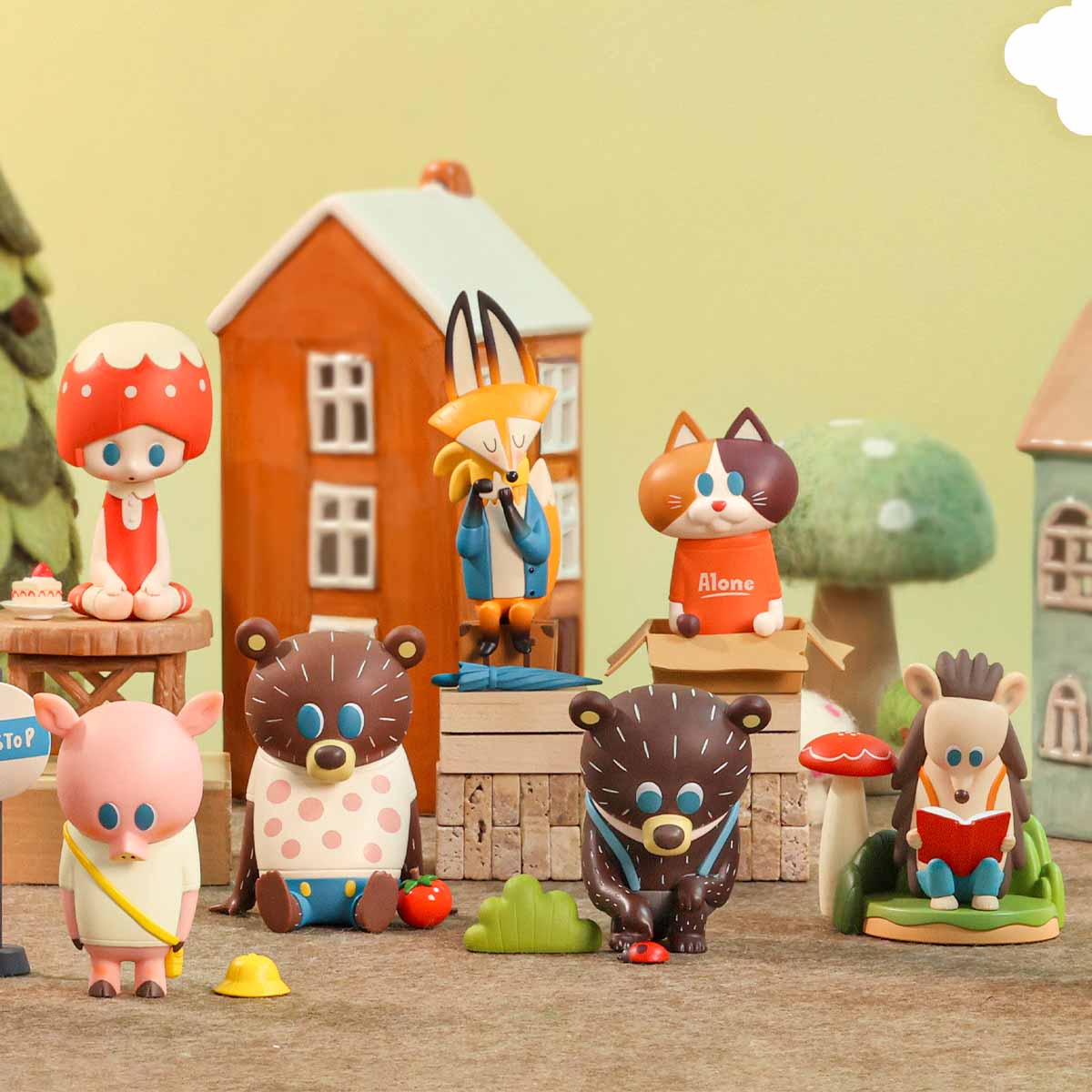 POP MART Green Cow Garden When One Was Little Series 1 Blind Box