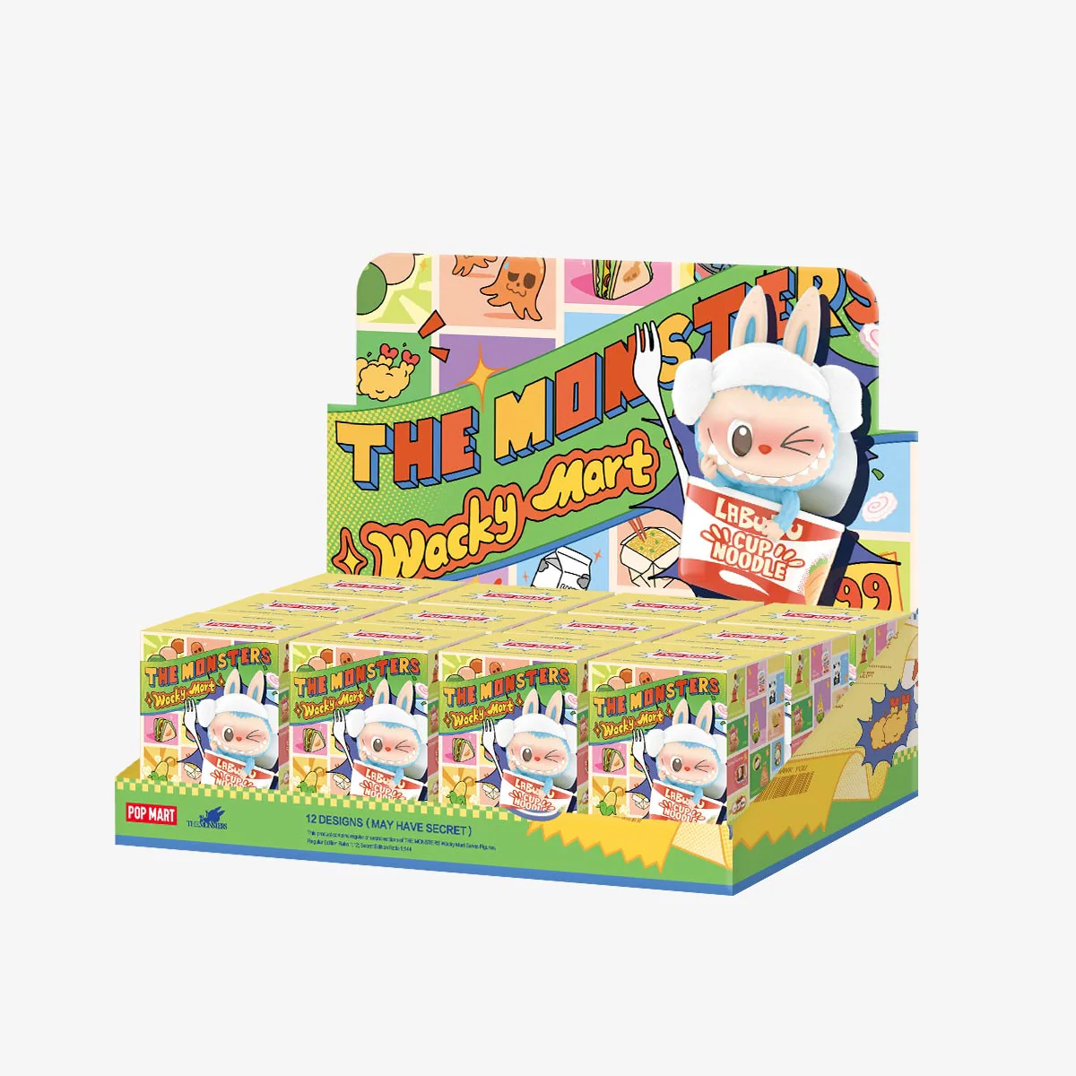 POP MART THE MONSTERS Labubu Wacky Mart Series Figures 1 Blind Box