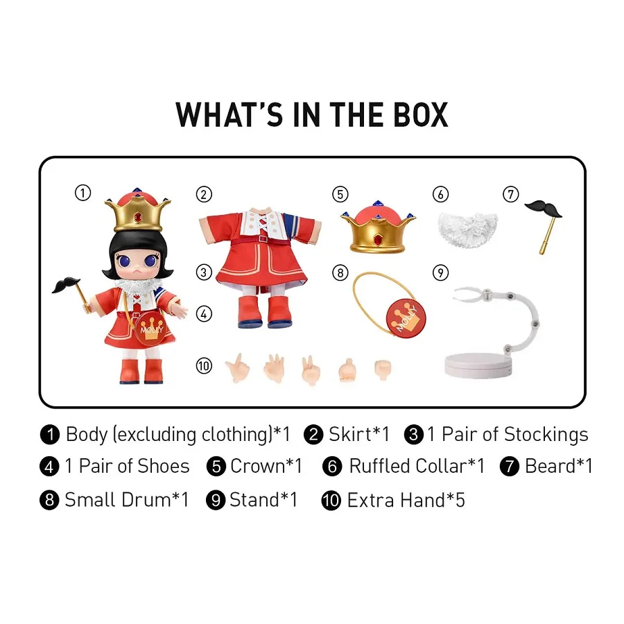 POP MART MOLLY Nutcracker Action Figure