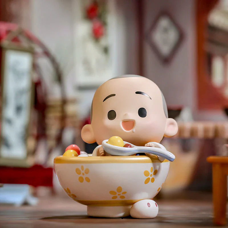POP MART The Little Monk Yichan Chinese Delicacy Series 1 Blind Box
