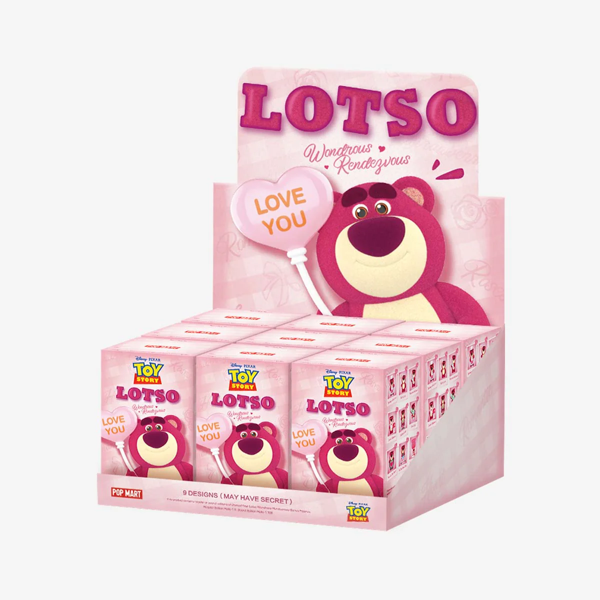 POP MART Disney/Pixar Lotso Wondrous Rendezvous Series Figures 1 Blind Box