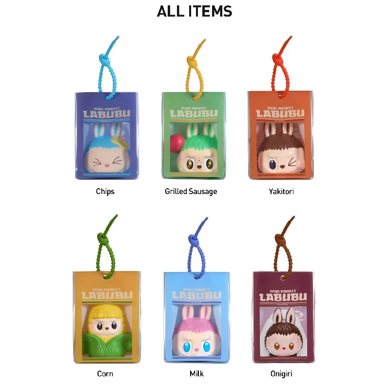POP MART THE MONSTERS Labubu Wacky Mart Series-Pinch Pendant 1 Sealed Case