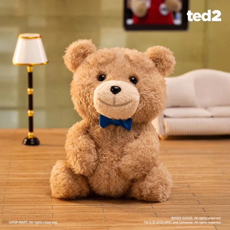POP MART ted 2 Teddy Bear Action Plush Pendant 1 Blind Box