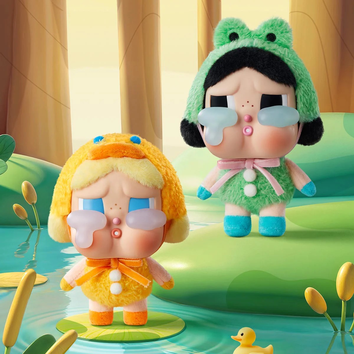 POP MART CRYBABY Crying Again Series-Vinyl Face Plush Blind Box 1 Blind Box