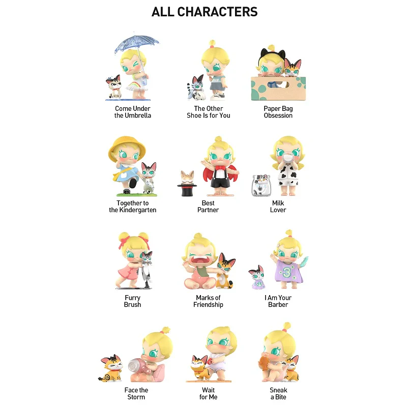 POP MART Baby Molly & Baby Tabby Series Figures 1 Blind Box