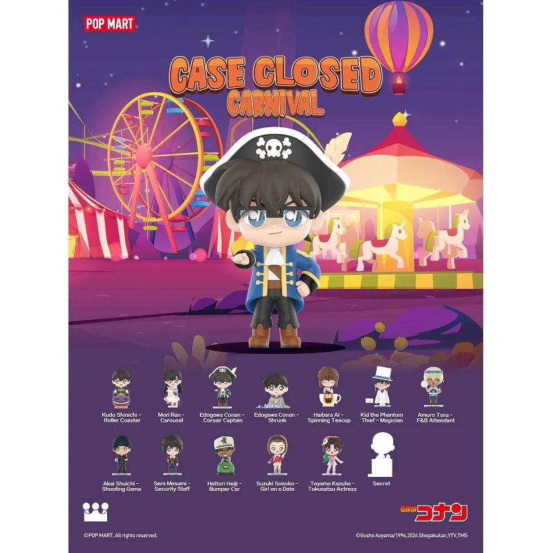 POP MART Detective Conan Carnival Series 1 Blind Box