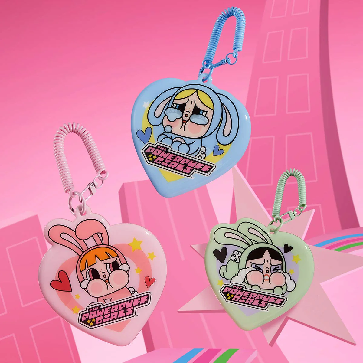 POP MART CRYBABY× Powerpuff Girls Series-Card Holder 1 Blind Box