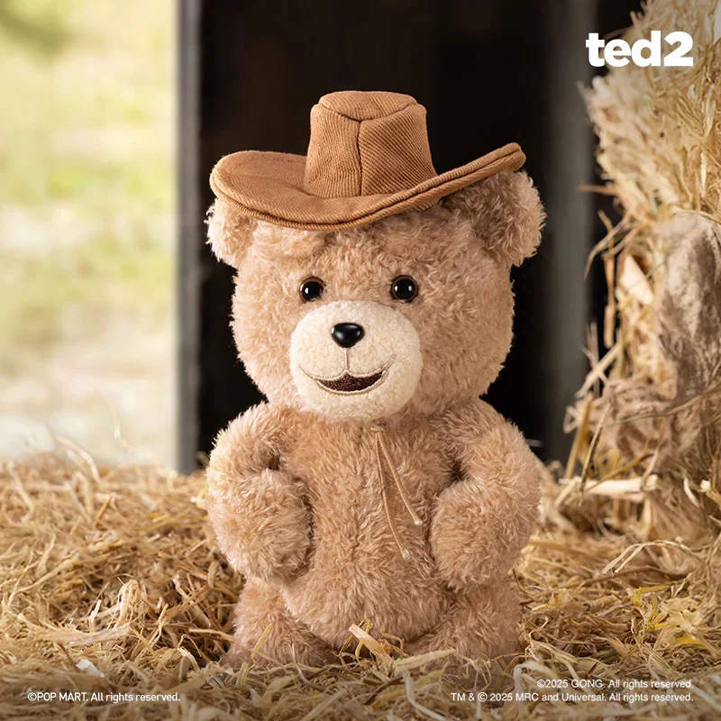 POP MART ted 2 Teddy Bear Action Plush Pendant 1 Blind Box