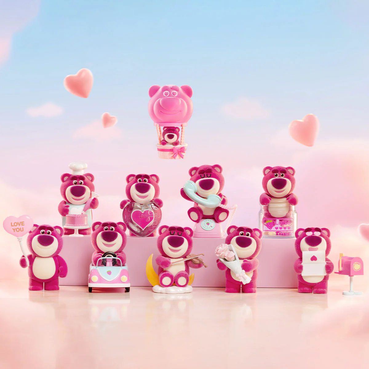 POP MART Disney/Pixar Lotso Wondrous Rendezvous Series Figures 1 Blind Box
