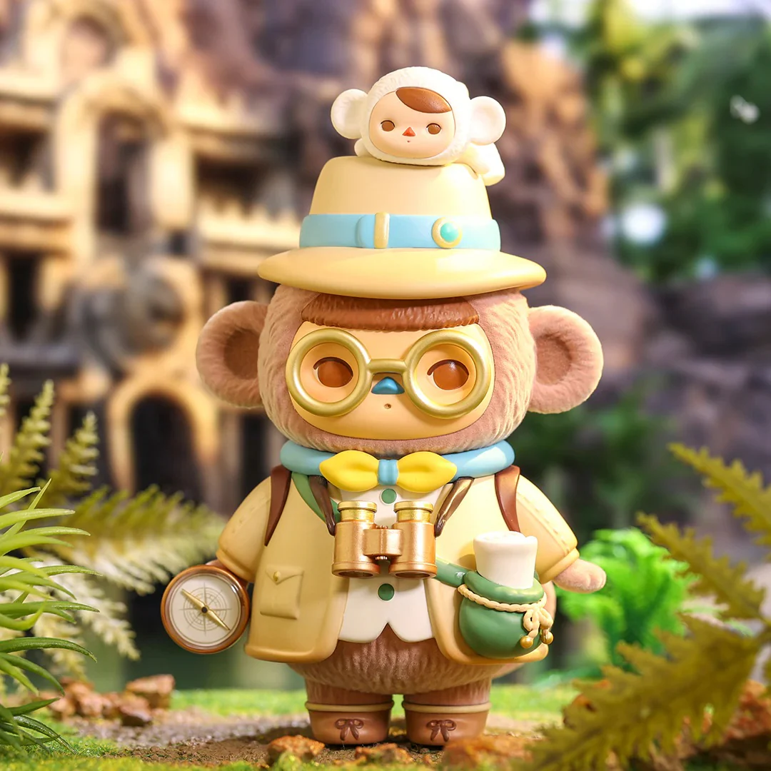 POP MART Pucky Monkey Archeologist Baby Figurine