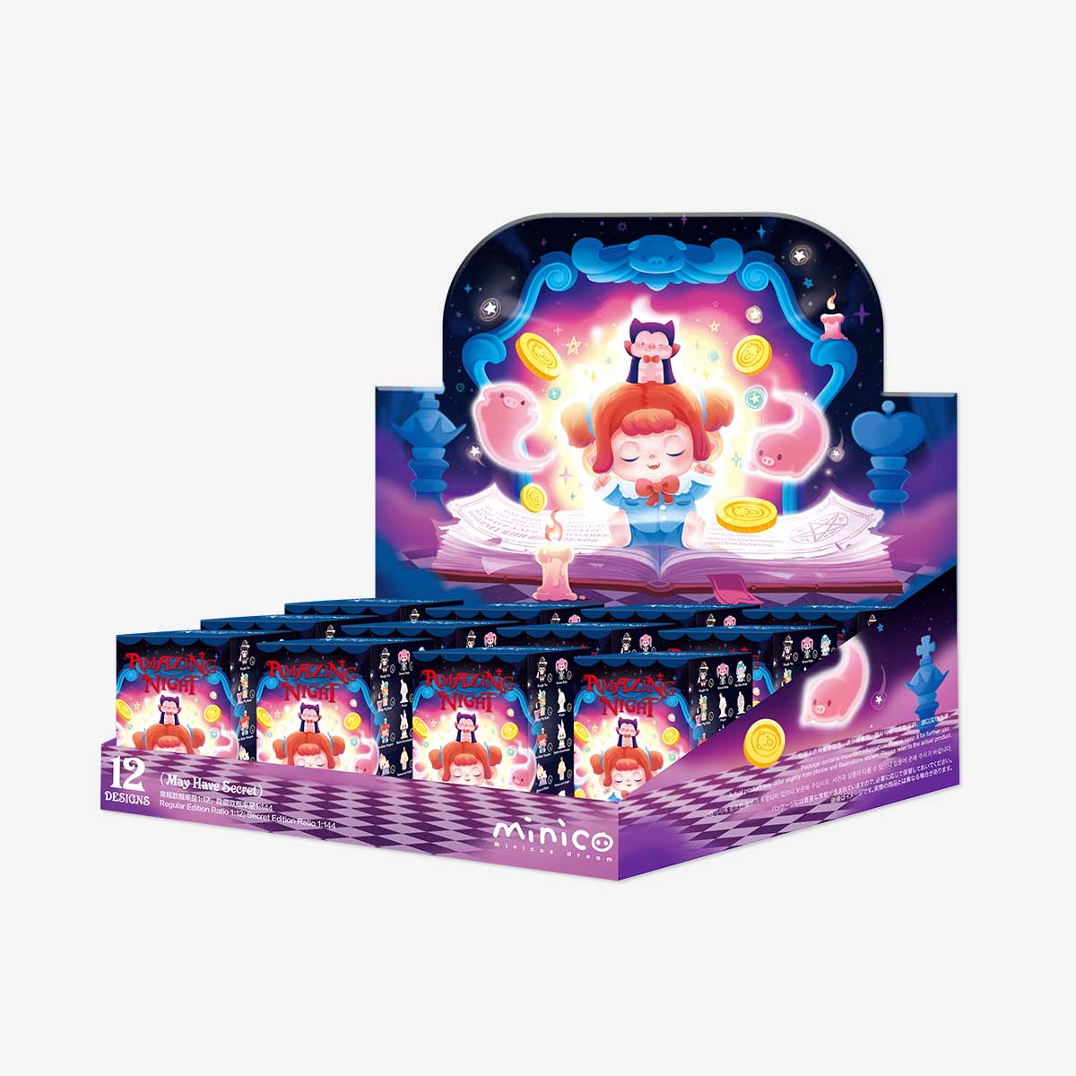 POP MART Minicos Dream Amazing Night Series 1 Blind Box