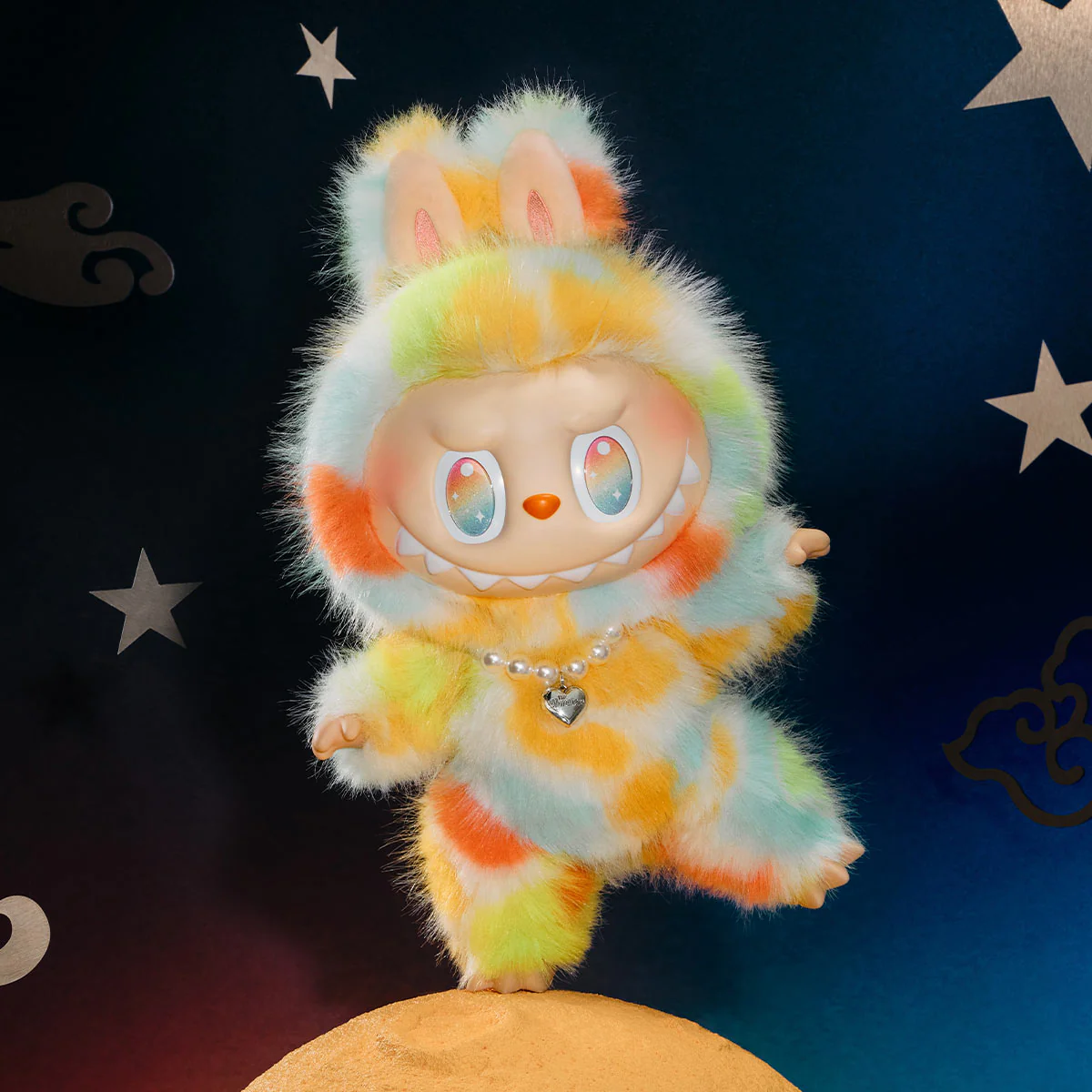 POP MART THE MONSTERS Labubu Big into Energy Series-ROCK THE UNIVERSE Vinyl Plush Doll