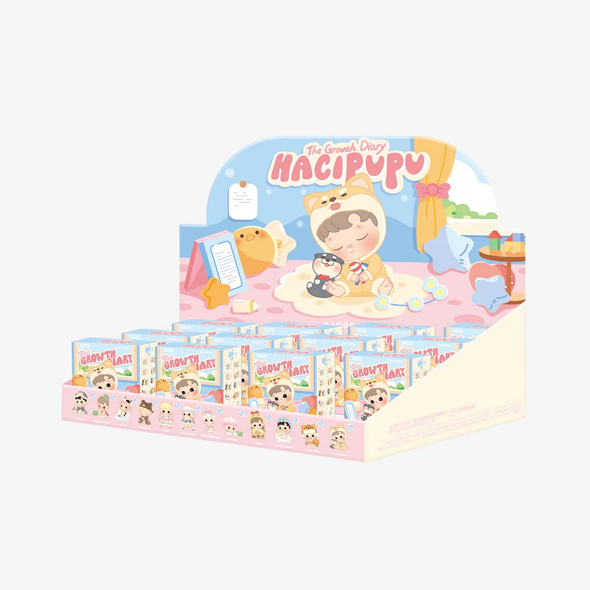 POP MART HACIPUPU The Growth Diary Series-Badge 1 Blind Box