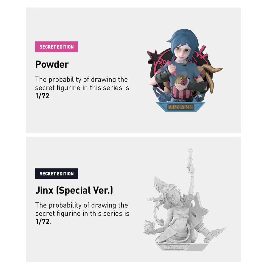 POP MART League of Legends: Arcane Series Figures 1 Blind Box