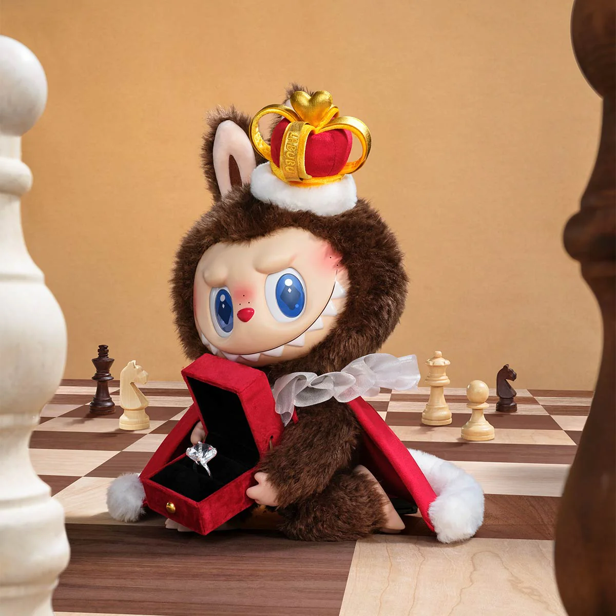 POP MART THE MONSTERS Let's Checkmate Series-Vinyl Plush Doll